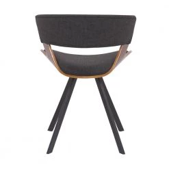 Ulric Walnut Wood and Charcoal Fabric Modern Dining Room Accent Chair by Armen Living 11 Ulric Walnut Wood and Charcoal Fabric Modern Dining Room Accent Chair by Armen Living -Armen Living Online Shop charcoal walnut armen living dining chairs lculsiwach 44 1000