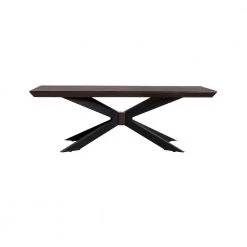 Pirate 56 in. Coffee Bean/Black Large Rectangle Wood Coffee Table by Armen Living -Armen Living Online Shop coffee bean black armen living coffee tables lcpicoac c3 1000