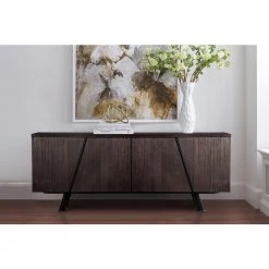 Pirate Brown Acacia Sideboard Cabinet by Armen Living -Armen Living Online Shop coffee bean brush natural black armen living sideboards buffet tables lcpibuac 31 1000