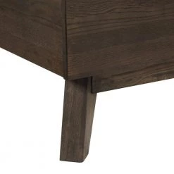 Astoria 3-Piece Dark Brown Solid Oak Queen Bedroom Set by Armen Living -Armen Living Online Shop dark brown armen living bedroom sets setahbdqn3a 1f 1000