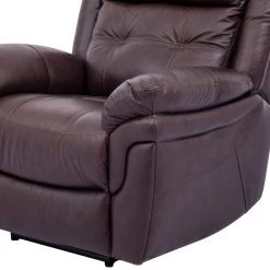 Marcel Dark Brown Leather Recliner Chair by Armen Living -Armen Living Online Shop dark brown armen living recliners lcmc1br 44 1000