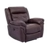Marcel Dark Brown Leather Recliner Chair by Armen Living -Armen Living Online Shop dark brown armen living recliners lcmc1br 64 1000