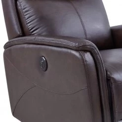 Wolfe Dark Brown Genuine Leather Contemporary Recliner by Armen Living -Armen Living Online Shop dark brown armen living recliners lcwo1br 44 1000
