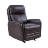 Wolfe Dark Brown Genuine Leather Contemporary Recliner by Armen Living -Armen Living Online Shop dark brown armen living recliners lcwo1br 64 1000