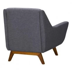 Janson Dark Grey Fabric Sofa Chair by Armen Living -Armen Living Online Shop dark gray armen living accent chairs lcjo1gr 4f 1000