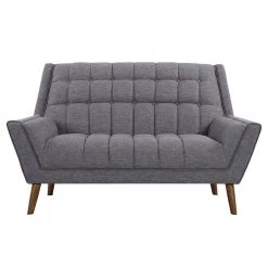 Cobra Mid-Century Modern Loveseat in Dark Gray Linen and Walnut Legs by Armen Living 11 Cobra Mid-Century Modern Loveseat in Dark Gray Linen and Walnut Legs by Armen Living -Armen Living Online Shop dark gray armen living loveseats lcco2dg c3 1000