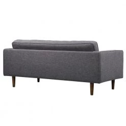 Element 67 in. Dark Gray Linen 2-Seater Loveseat with Tapered Wood Legs by Armen Living -Armen Living Online Shop dark gray armen living loveseats lcel2dg 4f 1000