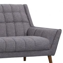 Cobra Mid-Century Modern Dark Gray Linen and Walnut Legs Sofa by Armen Living -Armen Living Online Shop dark gray armen living sofas couches lcco3dg 1f 1000
