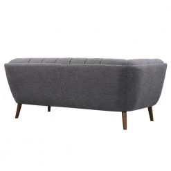 Phantom Mid-Century Modern Dark Gray Linen and Walnut Legs Sofa by Armen Living -Armen Living Online Shop dark gray armen living sofas couches lcph3dg 4f 1000