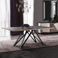 Urbino Dark Grey Dining Table by Armen Living -Armen Living Online Shop dark grey armen living kitchen dining tables lcurdibl 31 1000