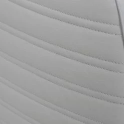 Melanie Swivel Dove Gray Leather Barrel Chair by Armen Living -Armen Living Online Shop dove gray armen living accent chairs lcmechdv 44 1000