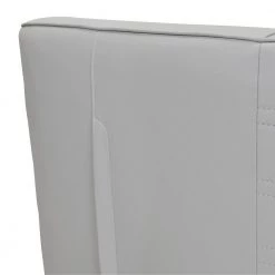 Melanie Swivel Dove Gray Leather Barrel Chair by Armen Living -Armen Living Online Shop dove gray armen living accent chairs lcmechdv fa 1000