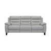 Hayward 82 in. Dove Gray Leather Power Reclining Sofa by Armen Living -Armen Living Online Shop dove gray armen living sofas couches lcha3dv 64 1000