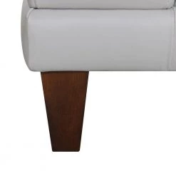 Wynne 93.8 in. Dove Gray Leather 3-Seater Lawson Sofa with Wood Legs by Armen Living 16 Wynne 93.8 in. Dove Gray Leather 3-Seater Lawson Sofa with Wood Legs by Armen Living -Armen Living Online Shop dove grey armen living sofas couches lcwy3dv 76 1000