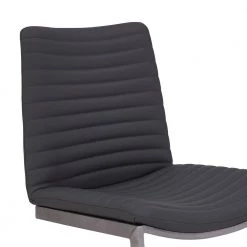 April Brushed Stainless Steel and Grey Faux Leather Dining Chair (Set of 2) by Armen Living 13 April Brushed Stainless Steel and Grey Faux Leather Dining Chair (Set of 2) by Armen Living -Armen Living Online Shop gra stainless steel armen living dining chairs lcapsibsgr 1f 1000