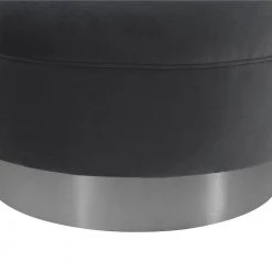 Peony Gray Fabric Upholstered Swivel Accent Arm Chair by Armen Living -Armen Living Online Shop gray armen living accent chairs lcpechgrey fa 1000