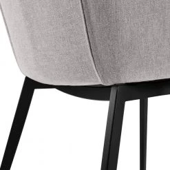 Kenna Gray Fabric Dining Chair - Set of 2 by Armen Living -Armen Living Online Shop gray armen living dining chairs lckesigr fa 1000