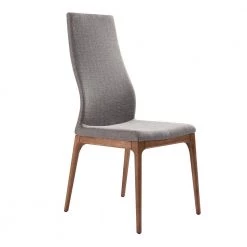 Parker Gray Fabric Dining Chair - Set of 2 by Armen Living
