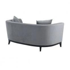 Melange 72" W Gray Velvet 2 Seater Loveseats by Armen Living 13 Melange 72" W Gray Velvet 2 Seater Loveseats by Armen Living -Armen Living Online Shop gray armen living loveseats lcmg2grey 4f 1000