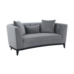 Melange 72" W Gray Velvet 2 Seater Loveseats by Armen Living 12 Melange 72" W Gray Velvet 2 Seater Loveseats by Armen Living -Armen Living Online Shop gray armen living loveseats lcmg2grey c3 1000