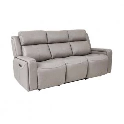 Claude 83 in. W Square Arm Leather Contemporary Curved Sofa in Grey by Armen Living 13 Claude 83 in. W Square Arm Leather Contemporary Curved Sofa in Grey by Armen Living -Armen Living Online Shop gray armen living sofas couches lccl3gr c3 1000