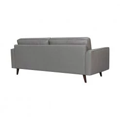 Daeson 86 in. Mid-Century Modern Gray Leather Square Arm Sofa by Armen Living 12 Daeson 86 in. Mid-Century Modern Gray Leather Square Arm Sofa by Armen Living -Armen Living Online Shop gray armen living sofas couches lcda3gr 4f 1000