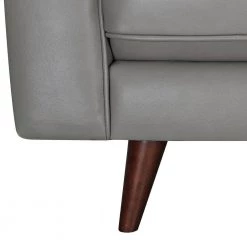 Daeson 86 in. Mid-Century Modern Gray Leather Square Arm Sofa by Armen Living 16 Daeson 86 in. Mid-Century Modern Gray Leather Square Arm Sofa by Armen Living -Armen Living Online Shop gray armen living sofas couches lcda3gr 76 1000