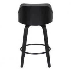 Alec 35 in. Grey Bar Stool by Armen Living 15 Alec 35 in. Grey Bar Stool by Armen Living -Armen Living Online Shop gray black armen living bar stools lcaebablgr26 1f 1000