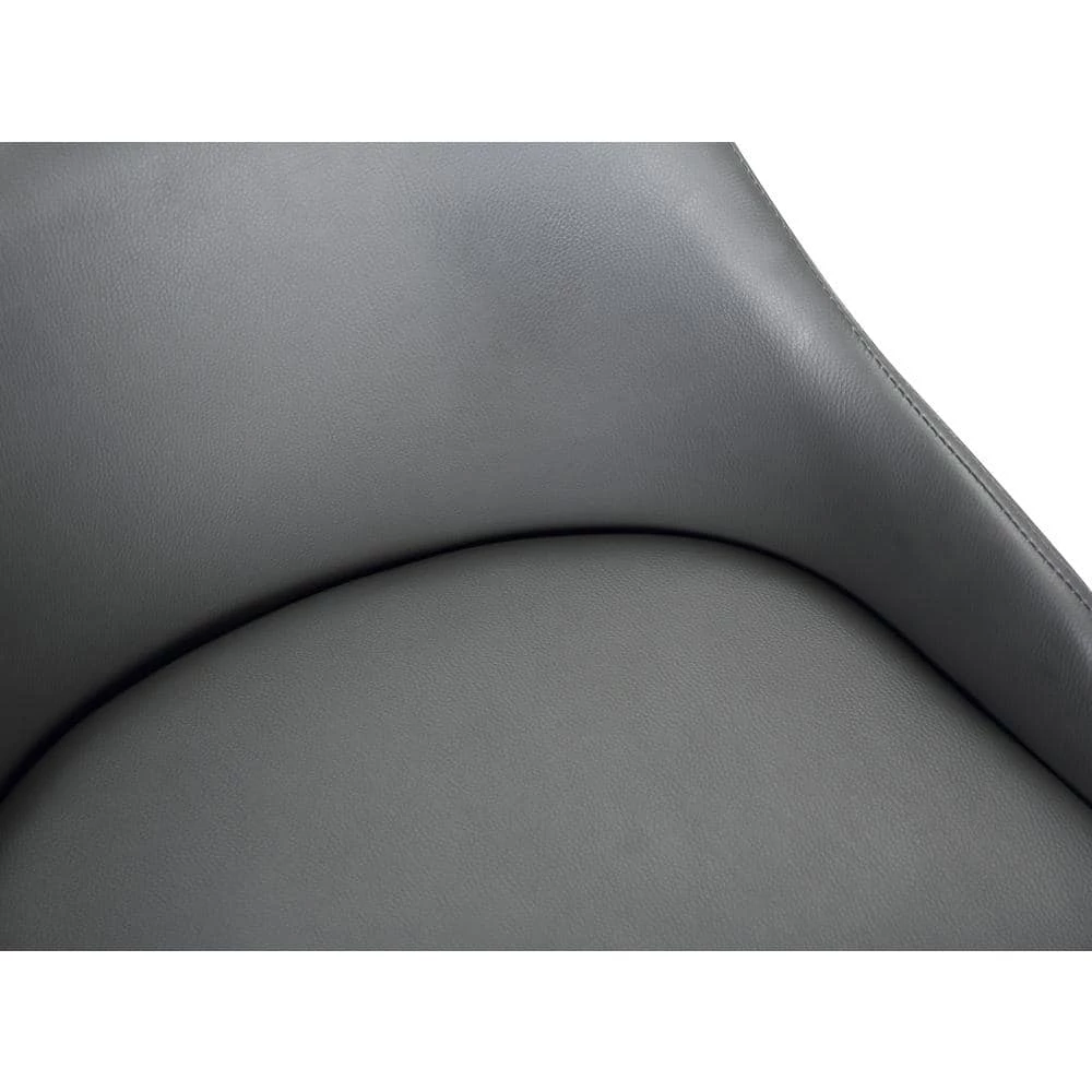 Alec 35 in. Grey Bar Stool by Armen Living 9 Alec 35 in. Grey Bar Stool by Armen Living - Image 7