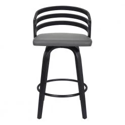 Jayden 39 in. Grey Bar Stool by Armen Living 12 Jayden 39 in. Grey Bar Stool by Armen Living -Armen Living Online Shop gray black armen living bar stools lcjybagrbl30 4f 1000