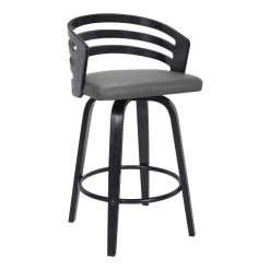 Jayden 39 in. Grey Bar Stool by Armen Living