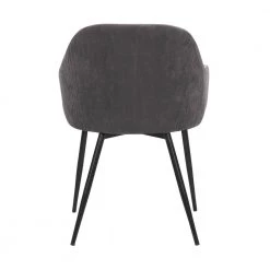 Pixie Dark Grey and Black Fabric Dining Room Chair with Black Metal Legs by Armen Living 17 Pixie Dark Grey and Black Fabric Dining Room Chair with Black Metal Legs by Armen Living -Armen Living Online Shop gray black armen living dining chairs lcpxchgr 1f 1000