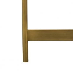 Dua 16 in. H Grey Antique Brass Concrete Coffee Table by Armen Living -Armen Living Online Shop gray brass armen living coffee tables lcducocc 76 1000