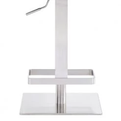 Kaylee Contemporary Swivel Bar Stool in Brushed Stainless Steel and Grey Faux Leather by Armen Living 17 Kaylee Contemporary Swivel Bar Stool in Brushed Stainless Steel and Grey Faux Leather by Armen Living -Armen Living Online Shop gray brushed stainless steel armen living bar stools lcklswbabsgr 44 1000