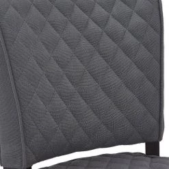 Gia 30" Bar Height Wood Swivel Tufted Bar Stool in Espresso Finish with Grey Fabric by Armen Living -Armen Living Online Shop gray espresso armen living bar stools lcgibaesgr30 76 1000