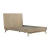 Baly Acacia Mid-Century Gray Sandblast Platform Queen Bed by Armen Living