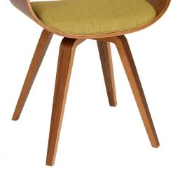 Summer Green Fabric and Walnut Wood Modern Dining Chair by Armen Living -Armen Living Online Shop green armen living dining chairs lcsuchwagr 4f 1000