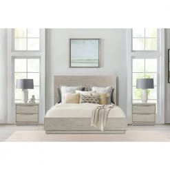 Abbey 3-Piece Silver Grey Oak Queen Bedroom Set by Armen Living -Armen Living Online Shop grey armen living bedroom sets setajbdgrqn3a 31 1000