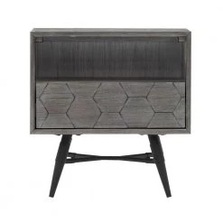 Makena 4-Piece Grey Acacia King Bedroom Set by Armen Living 17 Makena 4-Piece Grey Acacia King Bedroom Set by Armen Living -Armen Living Online Shop grey armen living bedroom sets setmkbdkg4a fa 1000