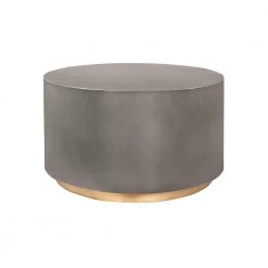 Anais 51 in. Grey Round Concrete Coffee Table by Armen Living 14 Anais 51 in. Grey Round Concrete Coffee Table by Armen Living -Armen Living Online Shop grey armen living coffee tables lcawcogr 4f 1000