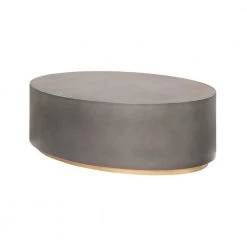 Anais 51 in. Grey Round Concrete Coffee Table by Armen Living 13 Anais 51 in. Grey Round Concrete Coffee Table by Armen Living -Armen Living Online Shop grey armen living coffee tables lcawcogr c3 1000