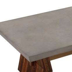 Picadilly 50 in. Grey Rectangle Concrete Coffee Table by Armen Living -Armen Living Online Shop grey armen living coffee tables lcpjcocc 1f 1000