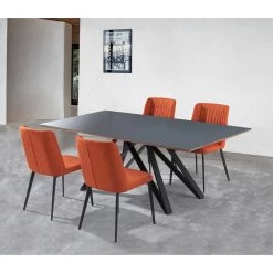 Maine 5-Piece Grey Dining Set by Armen Living 17 Maine 5-Piece Grey Dining Set by Armen Living -Armen Living Online Shop grey armen living dining room sets seturdimaor 31 1000