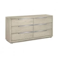 Abbey 6-Drawer Grey Dresser 32 in. H x 18 in. W x 63 in. D by Armen Living -Armen Living Online Shop grey armen living dressers lcajdrgr c3 1000