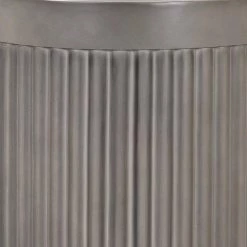 Wave 16 in. W Grey 18 in. H Round Concrete End Table by Armen Living -Armen Living Online Shop grey armen living end side tables lclkstgr 44 1000