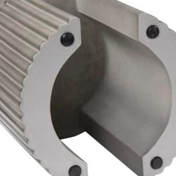 Wave 16 in. W Grey 18 in. H Round Concrete End Table by Armen Living -Armen Living Online Shop grey armen living end side tables lclkstgr fa 1000