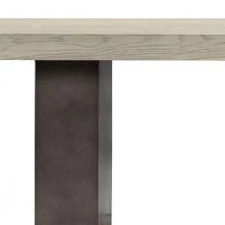 Abbey 87 in. Rectangle Grey Oak Wood Top with Concrete Frame (Seats 8) by Armen Living -Armen Living Online Shop grey armen living kitchen dining tables lcajdigr 4f 1000