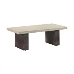 Abbey 87 in. Rectangle Grey Oak Wood Top with Concrete Frame (Seats 8) by Armen Living -Armen Living Online Shop grey armen living kitchen dining tables lcajdigr c3 1000