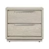 Abbey 2-Drawer Grey Nightstand 21 in. H x 17 in. W x 24 in. D by Armen Living -Armen Living Online Shop grey armen living nightstands lcajlagr 64 1000