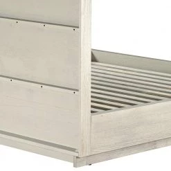 81.5 in. W Abbey Silver Grey Oak Frame King Platform Bed by Armen Living -Armen Living Online Shop grey armen living platform beds lcajbdgrkg fa 1000